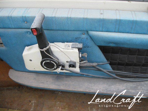 Rally boat before complete restoration