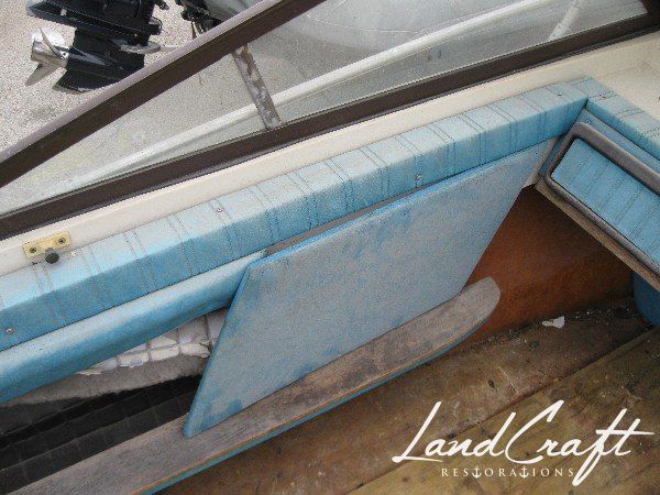 Rally boat before complete restoration