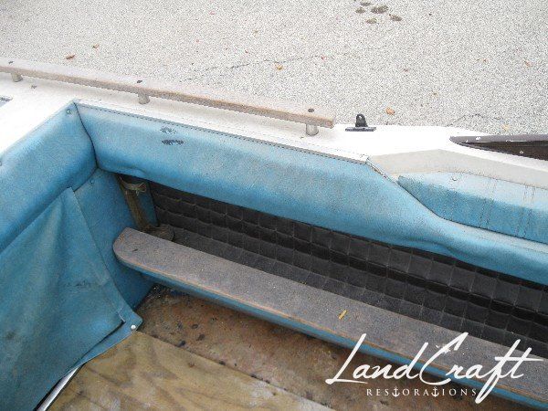 Rally boat before complete restoration