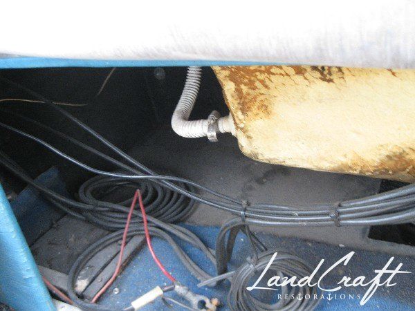 Rally boat before complete restoration