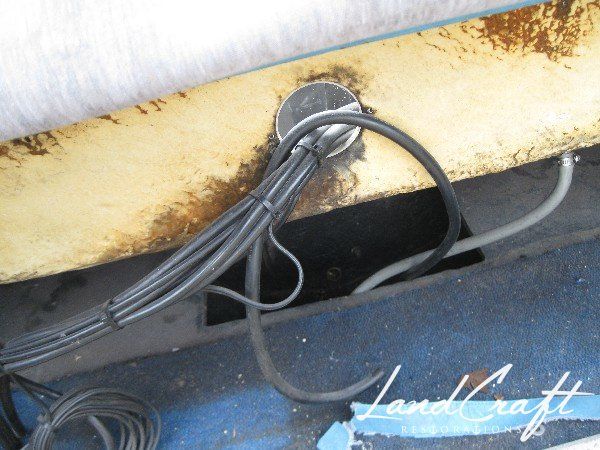 Rally boat before complete restoration