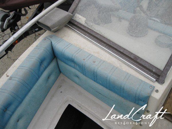 Rally boat before complete restoration