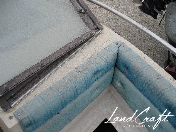 Rally boat before complete restoration