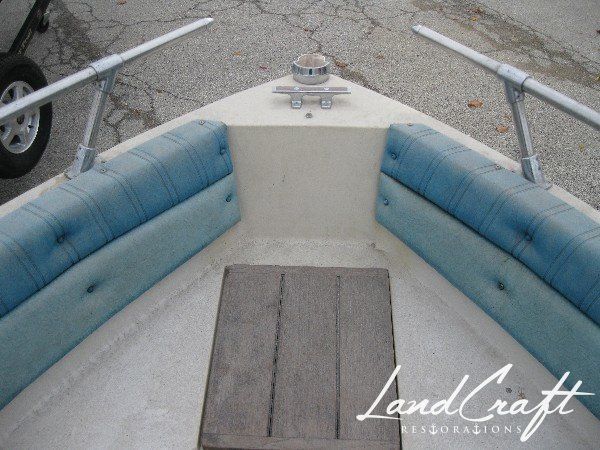 Rally boat before complete restoration