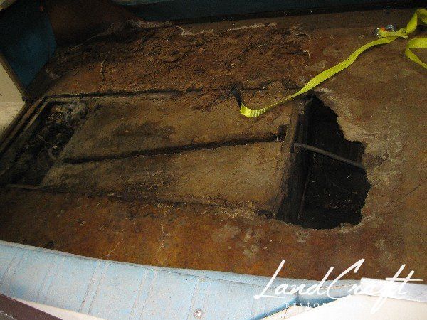 Rally boat before complete restoration