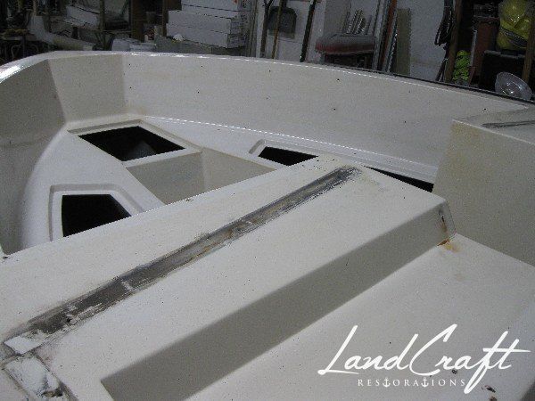 Rally boat restoration in process