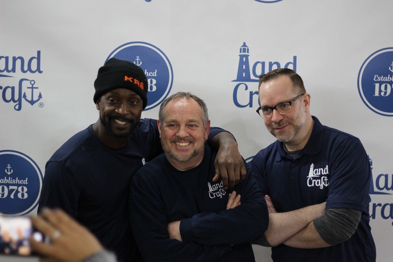 Charles Tillman with Keith Lekberg at LandCraft