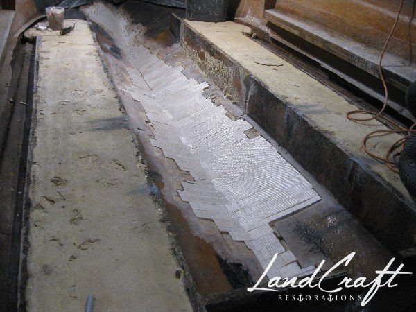 Rally boat restoration in process