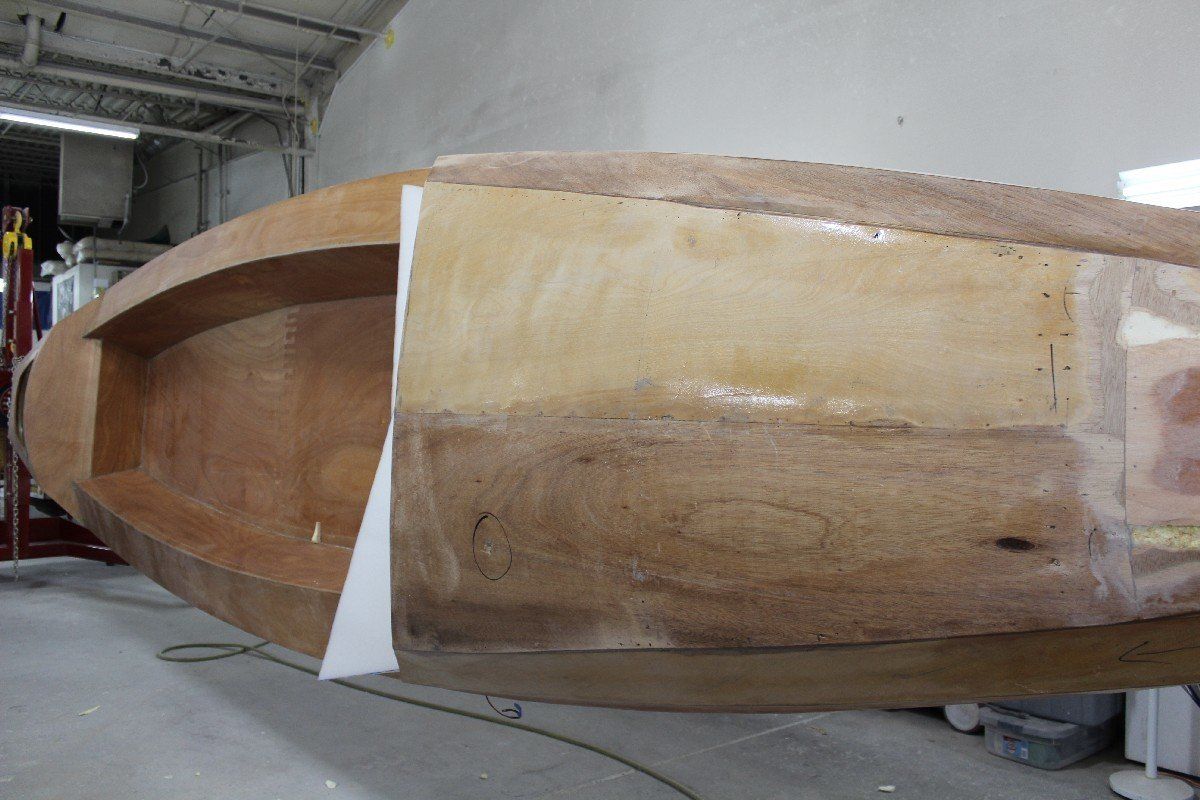 Row4Kids boat build in process