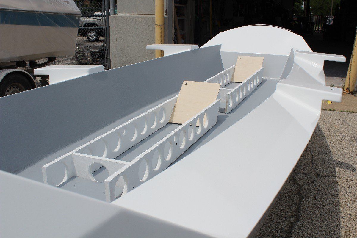 Row4Kids boat refinishing is completed by LandCraft