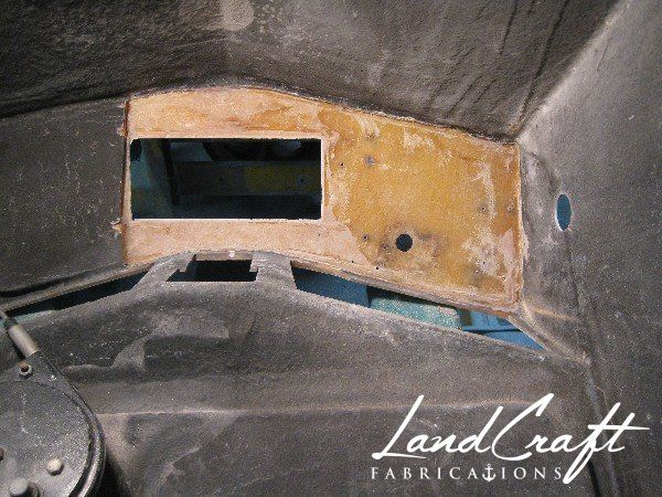 Spirit boat center console repair and custom fabrication in process