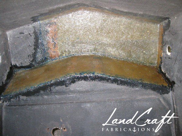 Spirit boat center console repair and custom fabrication in process