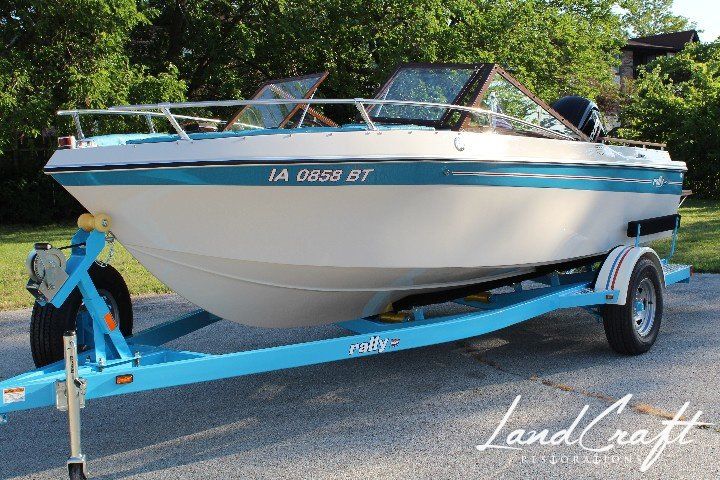 1978 Rally boat after restoration