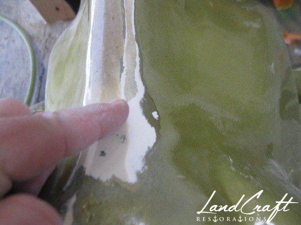 Top Cow art piece statue fiberglass structural repairs in process