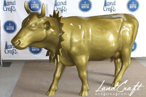 Top Cow art piece statue that has been fully restored structurally and refinished in custom color matched paint