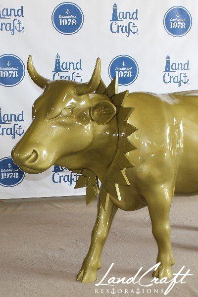 Top Cow art piece statue that has been fully restored structurally and refinished in custom color matched paint