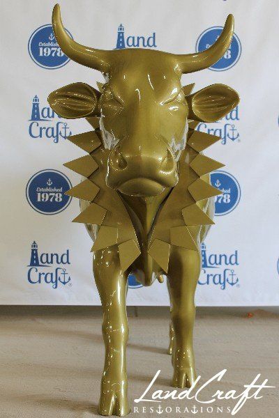 Top Cow art piece statue that has been fully restored structurally and refinished in custom color matched paint