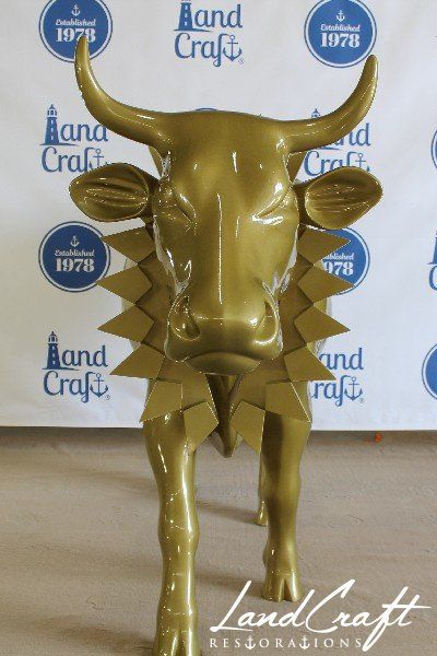 Top Cow art piece statue that has been fully restored structurally and refinished in custom color matched paint