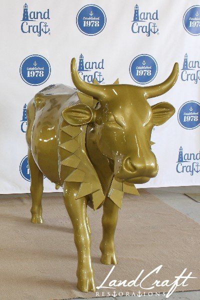 Top Cow art piece statue that has been fully restored structurally and refinished in custom color matched paint