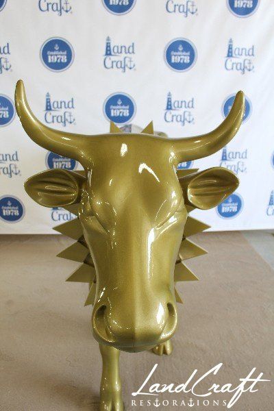 Top Cow art piece statue that has been fully restored structurally and refinished in custom color matched paint