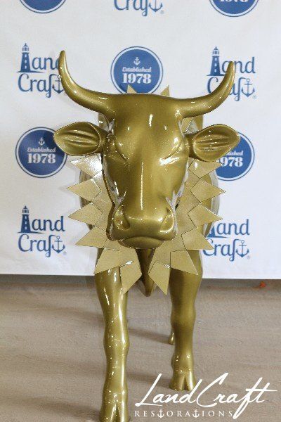 Top Cow art piece statue that has been fully restored structurally and refinished in custom color matched paint