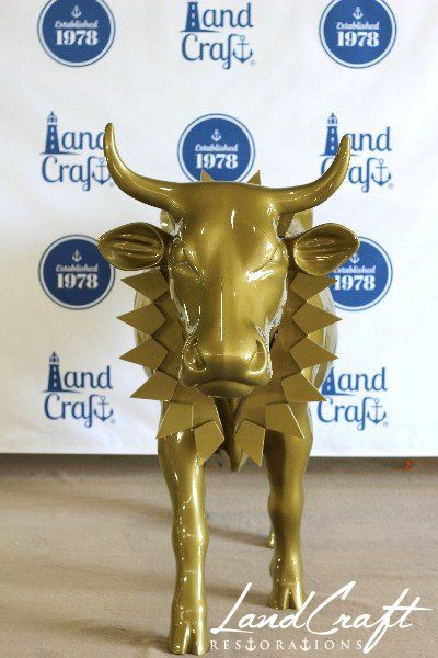 Top Cow art piece statue that has been fully restored structurally and refinished in custom color matched paint