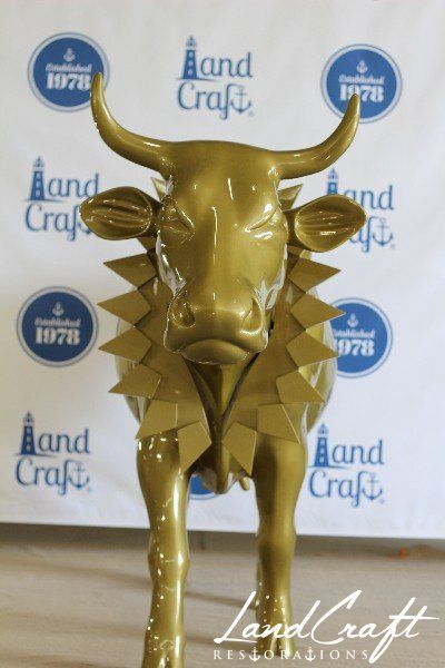 Top Cow art piece statue that has been fully restored structurally and refinished in custom color matched paint