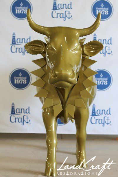 Top Cow art piece statue that has been fully restored structurally and refinished in custom color matched paint