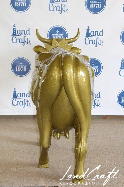 Top Cow art piece statue that has been fully restored structurally and refinished in custom color matched paint