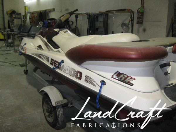 Sea Doo LRV original exterior before dismantling