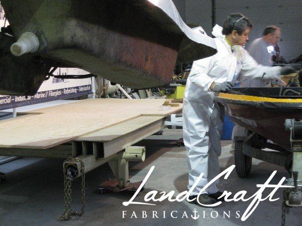 Sea Doo LRV in process of being dismantled and taken apart