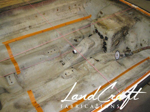 Sea Doo LRV in process of being dismantled and taken apart