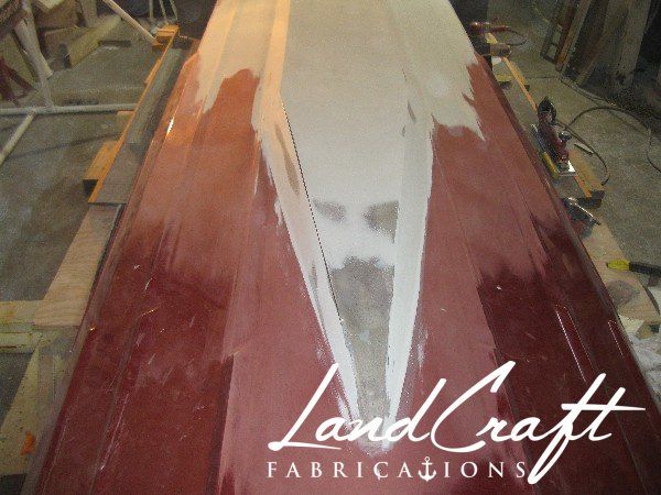 Sea Doo LRV bottom hull fabrication process