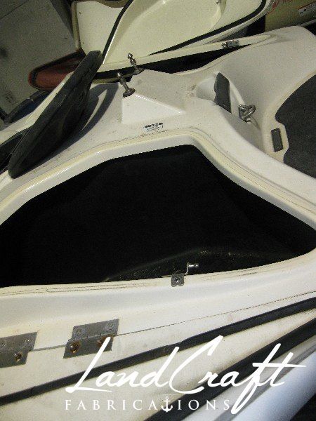 Sea Doo LRV upper hull dismantling