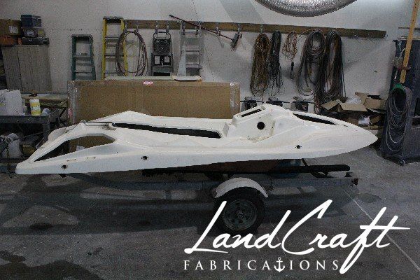 Sea Doo LRV upper hull dismantling