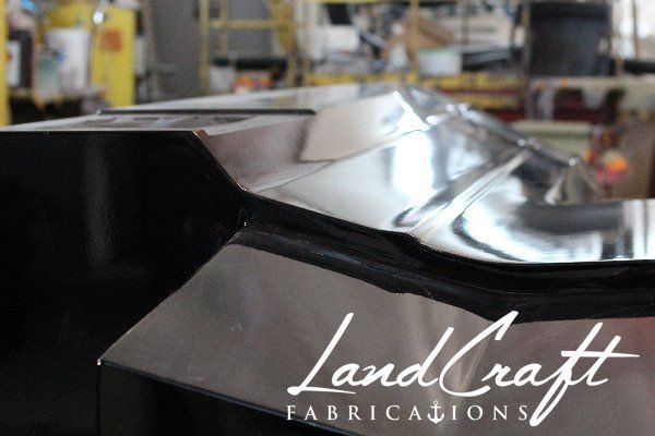 v8 jet ski custom fabricated bottom hull completely refinished