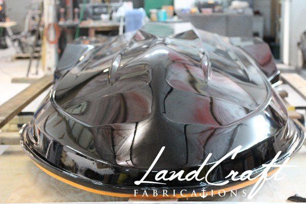 v8 jet ski custom fabricated bottom hull completely refinished