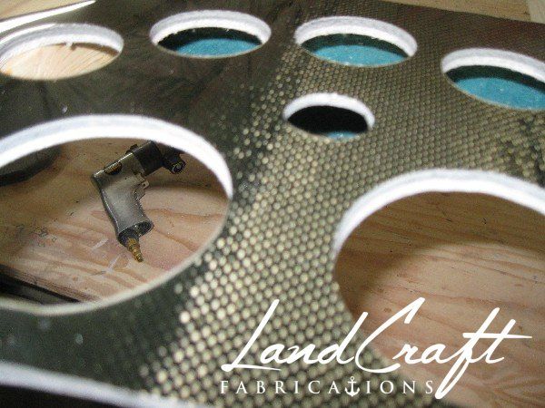 v8 jet ski custom carbon fiber dash panel