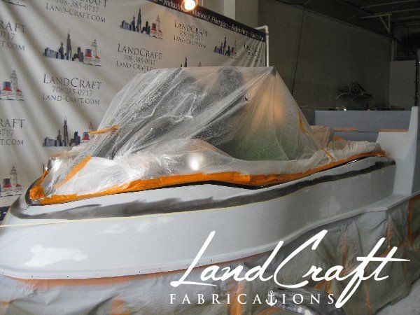 v8 jet ski structural and finish work in process