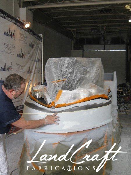 v8 jet ski structural and finish work in process