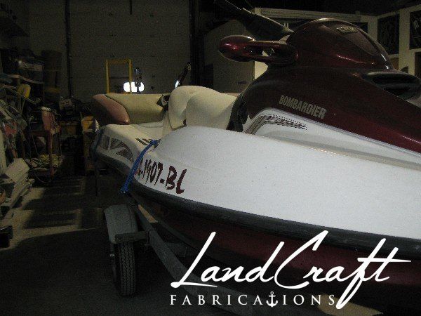 Sea Doo LRV original exterior before dismantling
