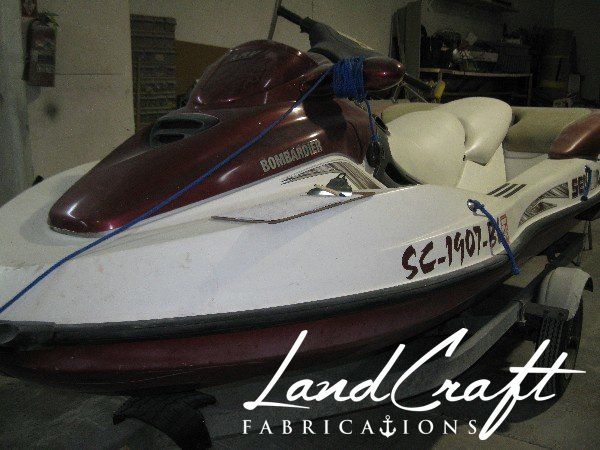Sea Doo LRV original exterior before dismantling