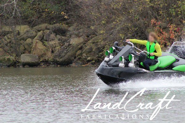 v8 jet ski structural and finish work completed by LandCraft