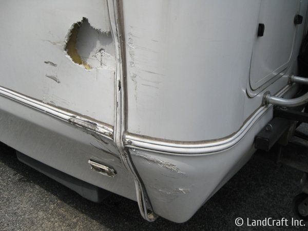 Picture of RV damage