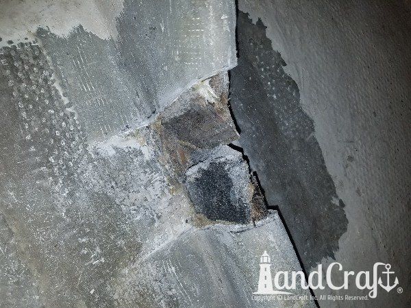 Seadog commercial passenger vessel with structural damage