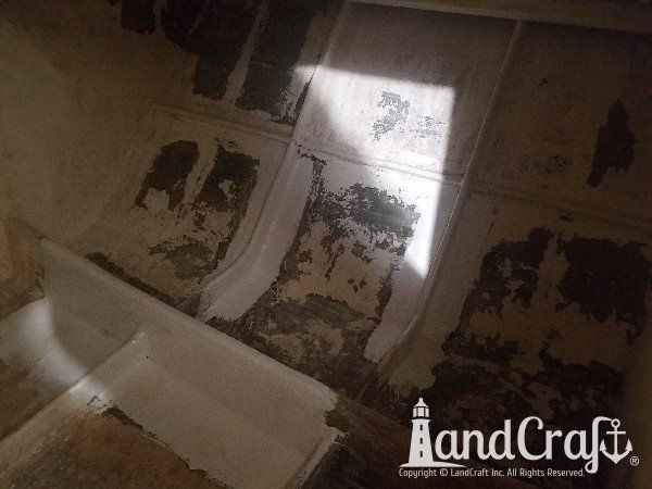 Seadog commercial passenger vessel with structural damage repaired by LandCraft