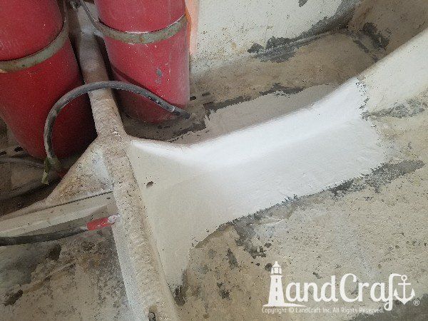 Seadog commercial passenger vessel with structural damage repaired by LandCraft