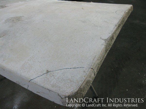 Fiberglass VOR antenna panel with fiberglass damage