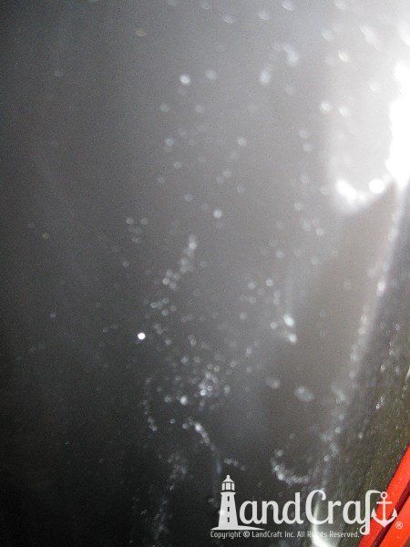 Gelcoat damage on Monterey Boat