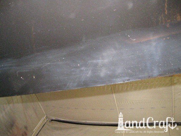 Gelcoat damage on Monterey Boat